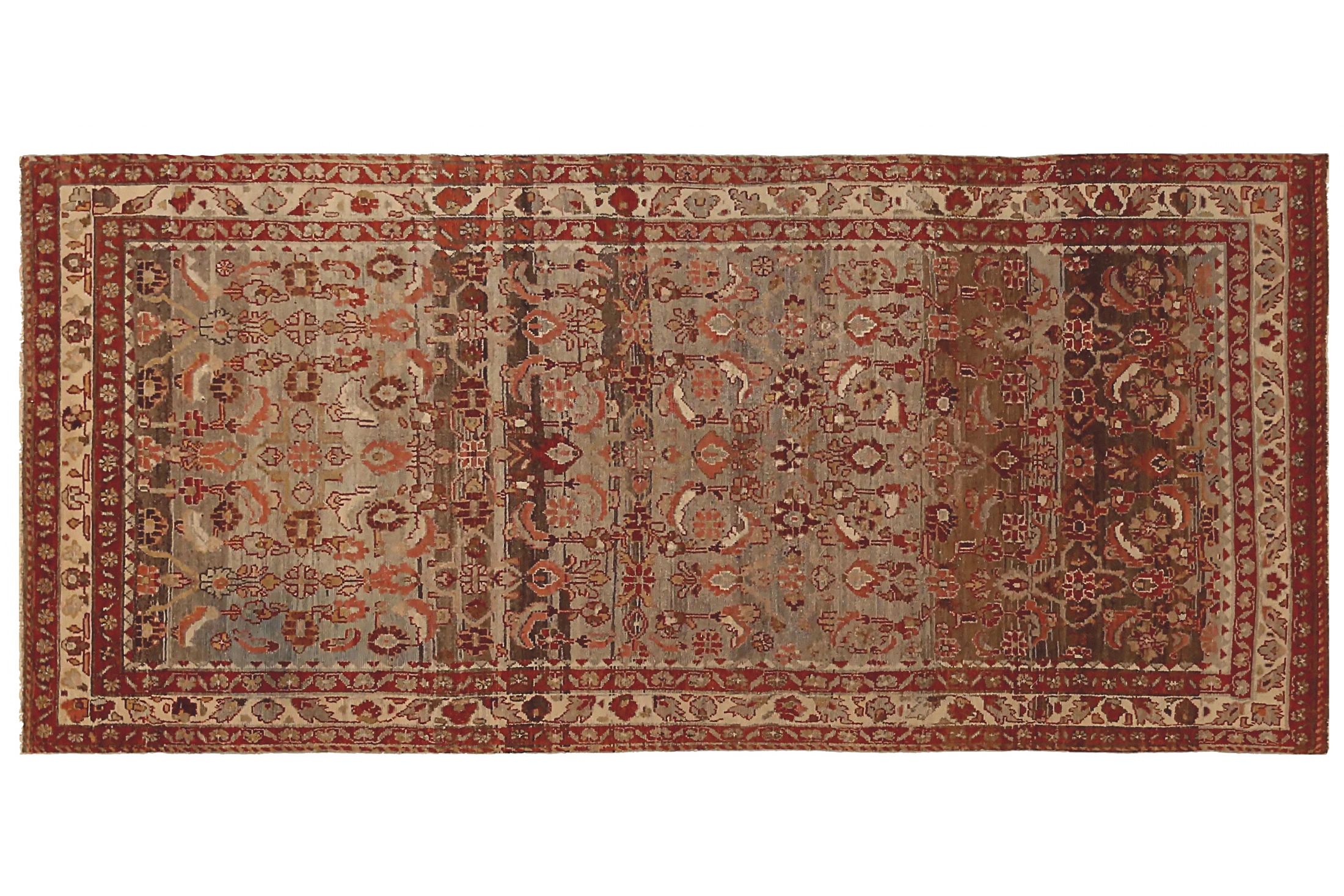 Antique Persian Saveh Transitional Rug 68076