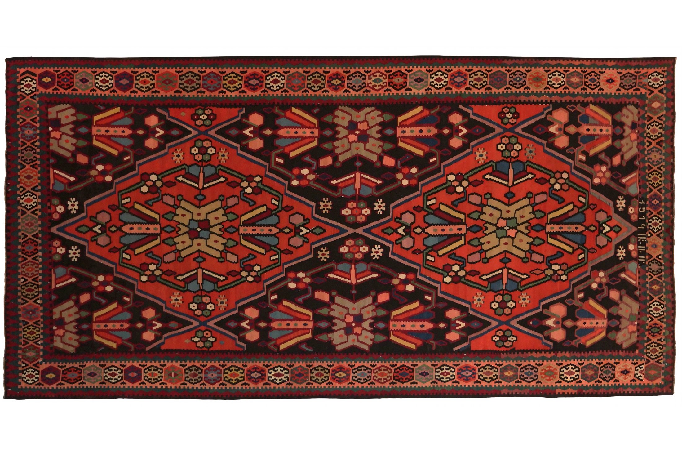Antique Russia Traditional Rug 68086
