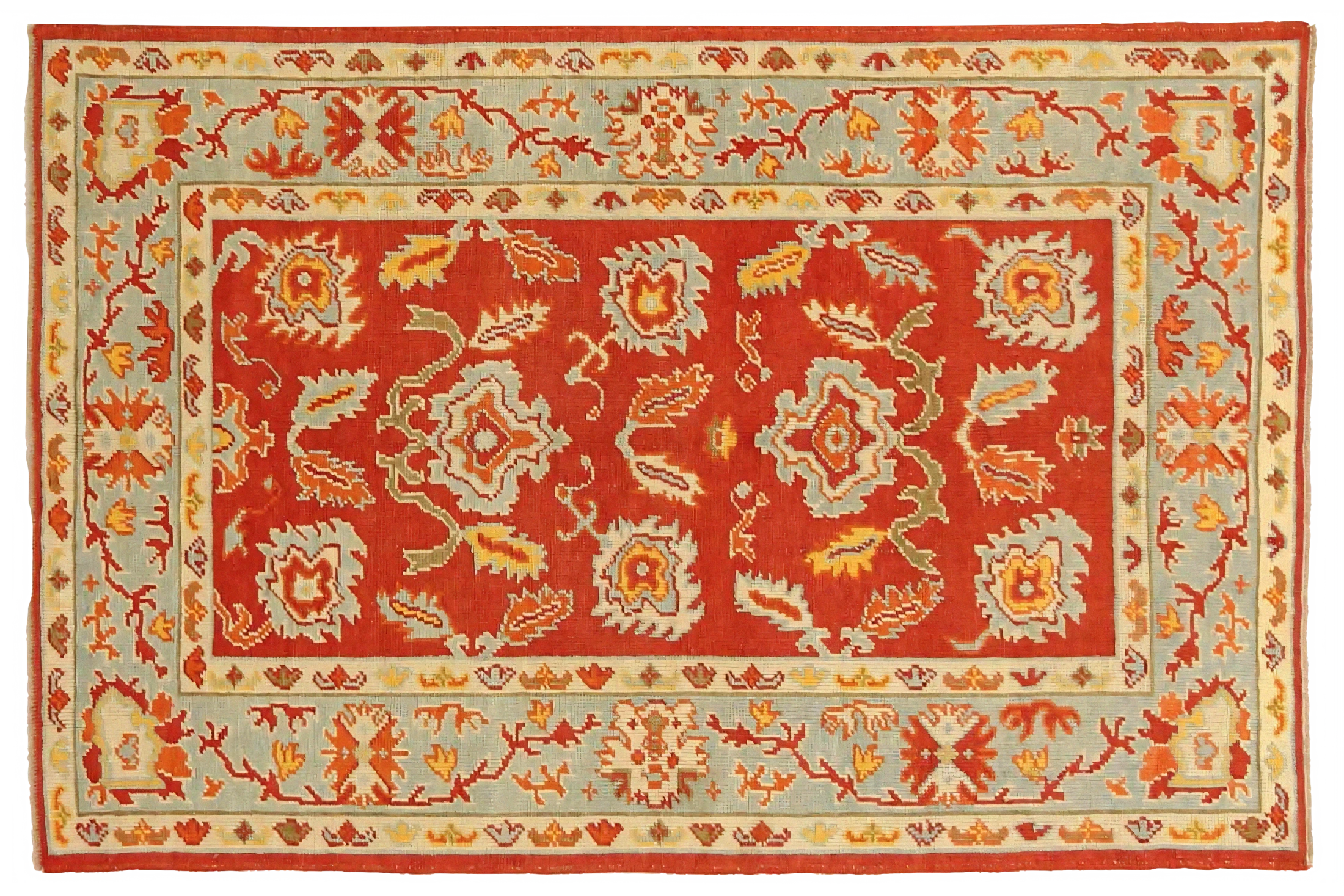 Turkey Oushak Traditional Rug 68098