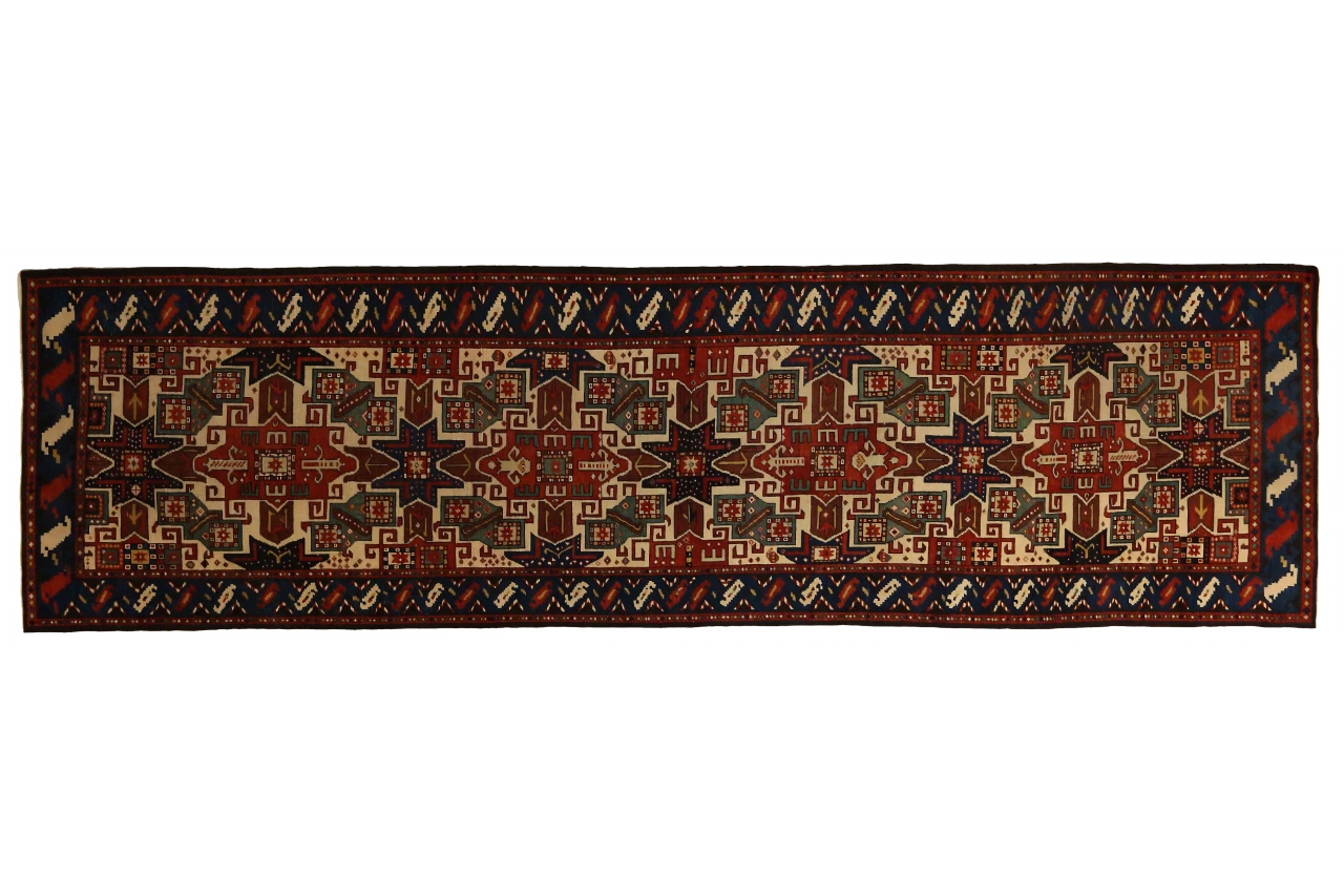 Antique Russia Kazakhstan Traditional Rug 68116