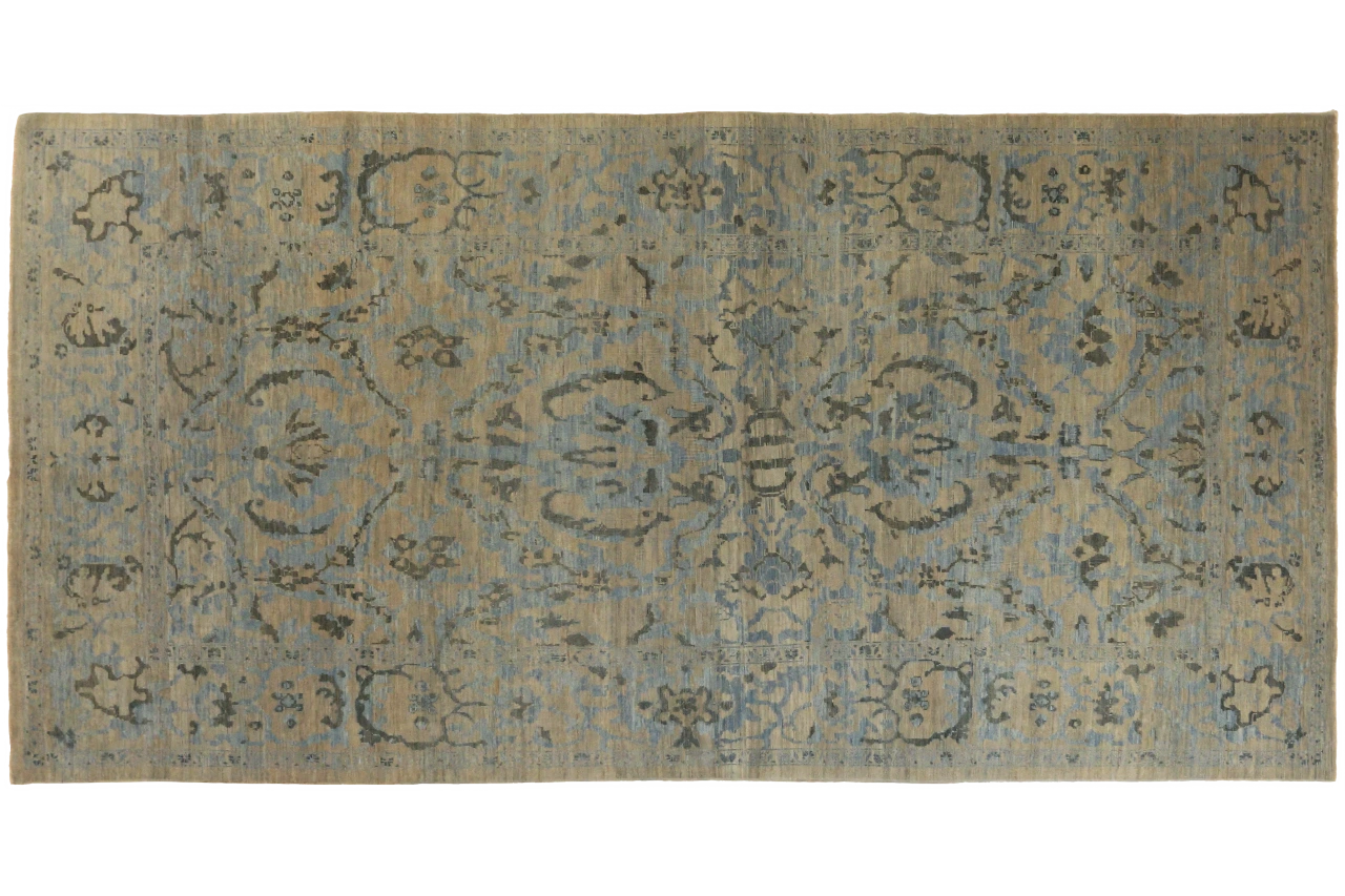 Persian Sultanabad Transitional Rug 68135