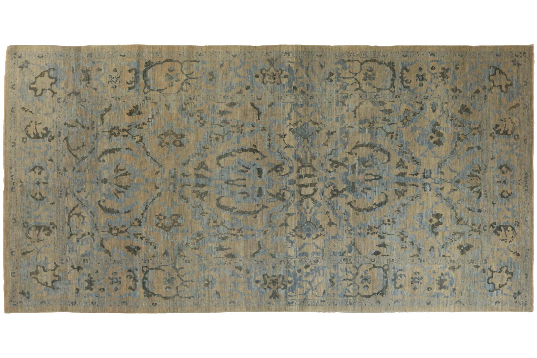 Persian Sultanabad Transitional Rug 68135