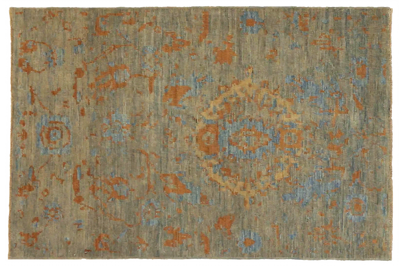 Persian Sultanabad Transitional Rug 68156
