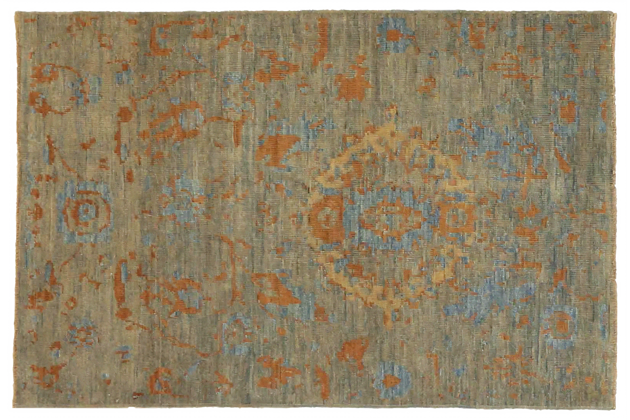 Persian Sultanabad Transitional Rug 68156