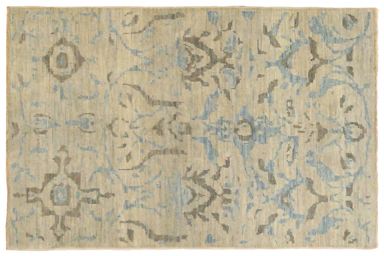Persian Sultanabad Transitional Rug 68159