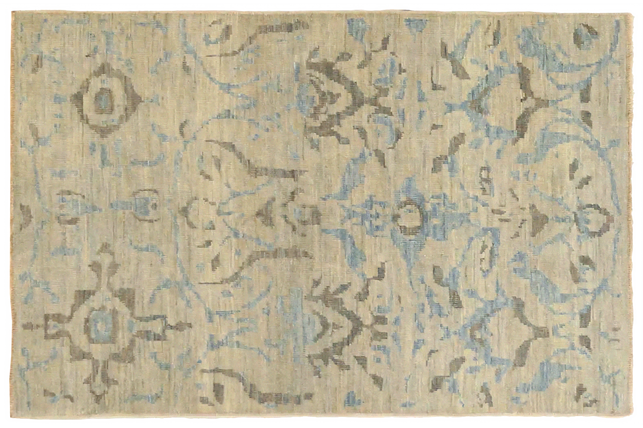 Persian Sultanabad Transitional Rug 68159
