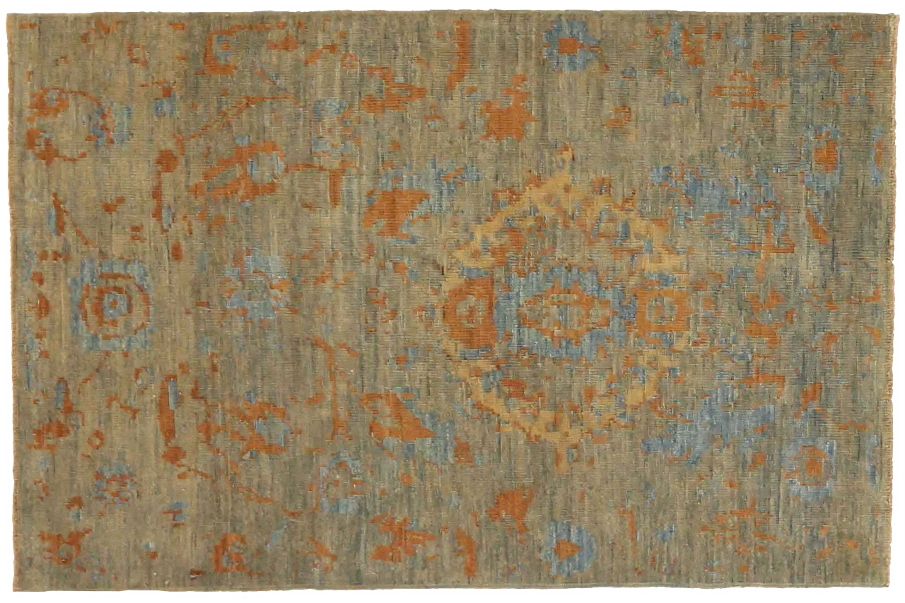 Persian Sultanabad Transitional Rug 68166