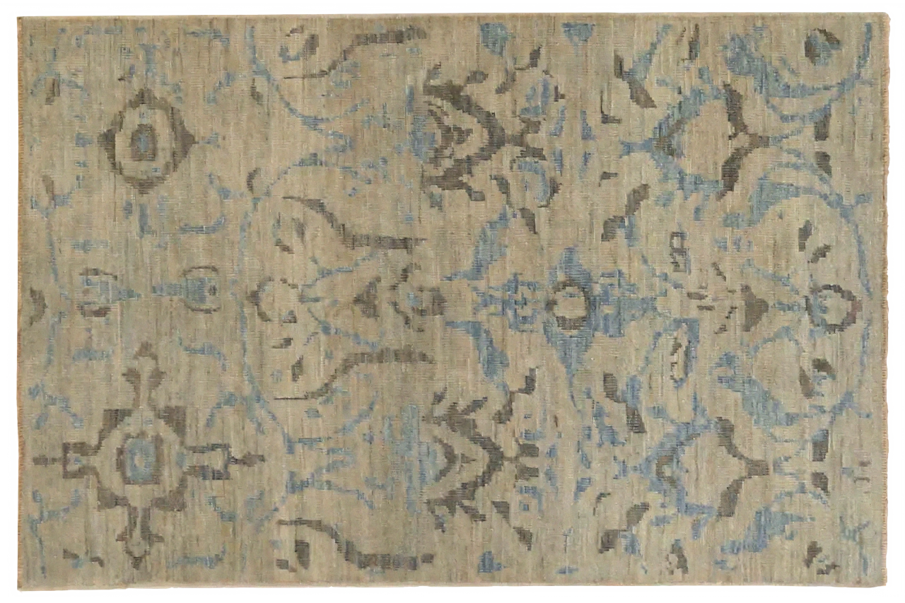 Persian Sultanabad Transitional Rug 68168