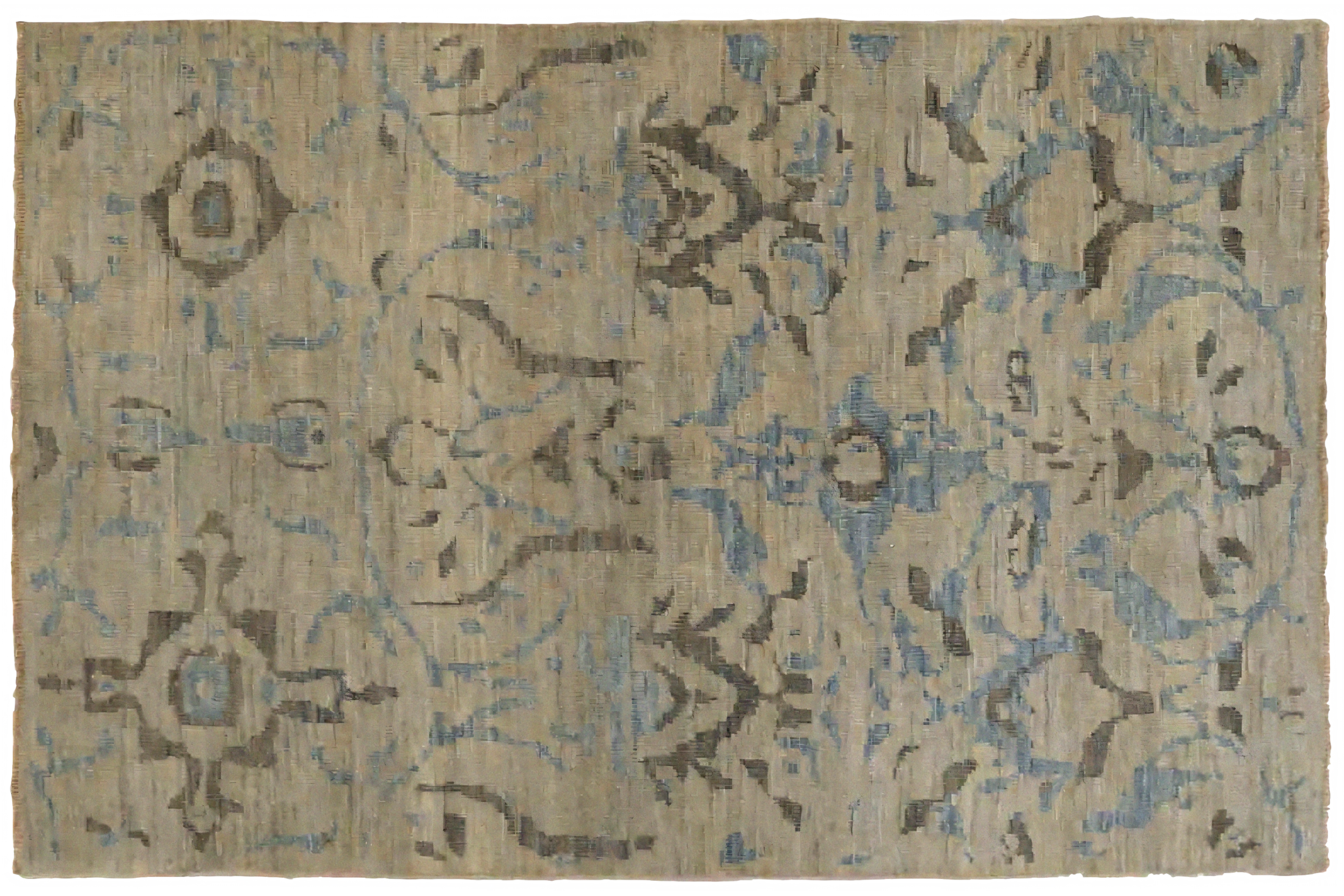 Persian Sultanabad Transitional Rug 68178