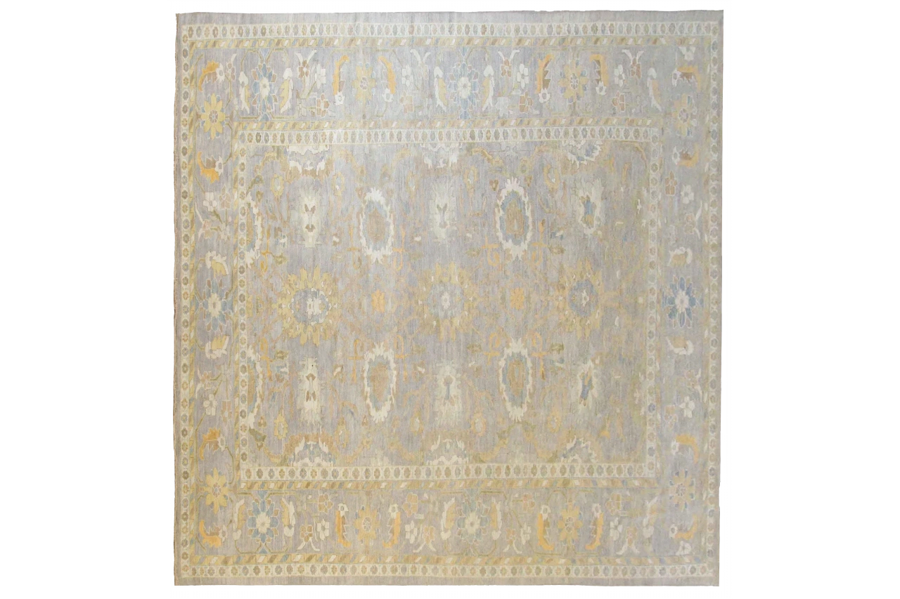 Persian Sultanabad Transitional Rug 68187