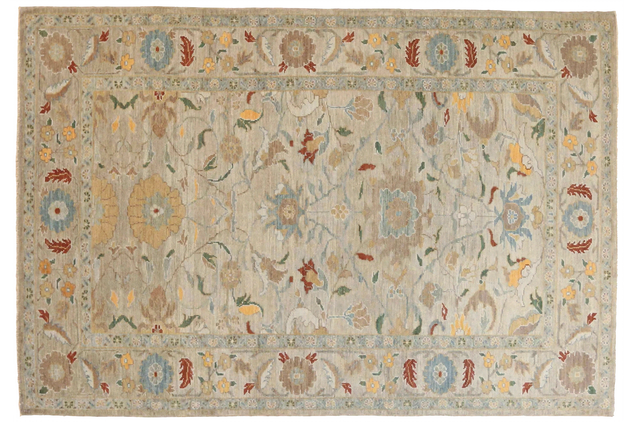 Persian Sultanabad Transitional Rug 68190