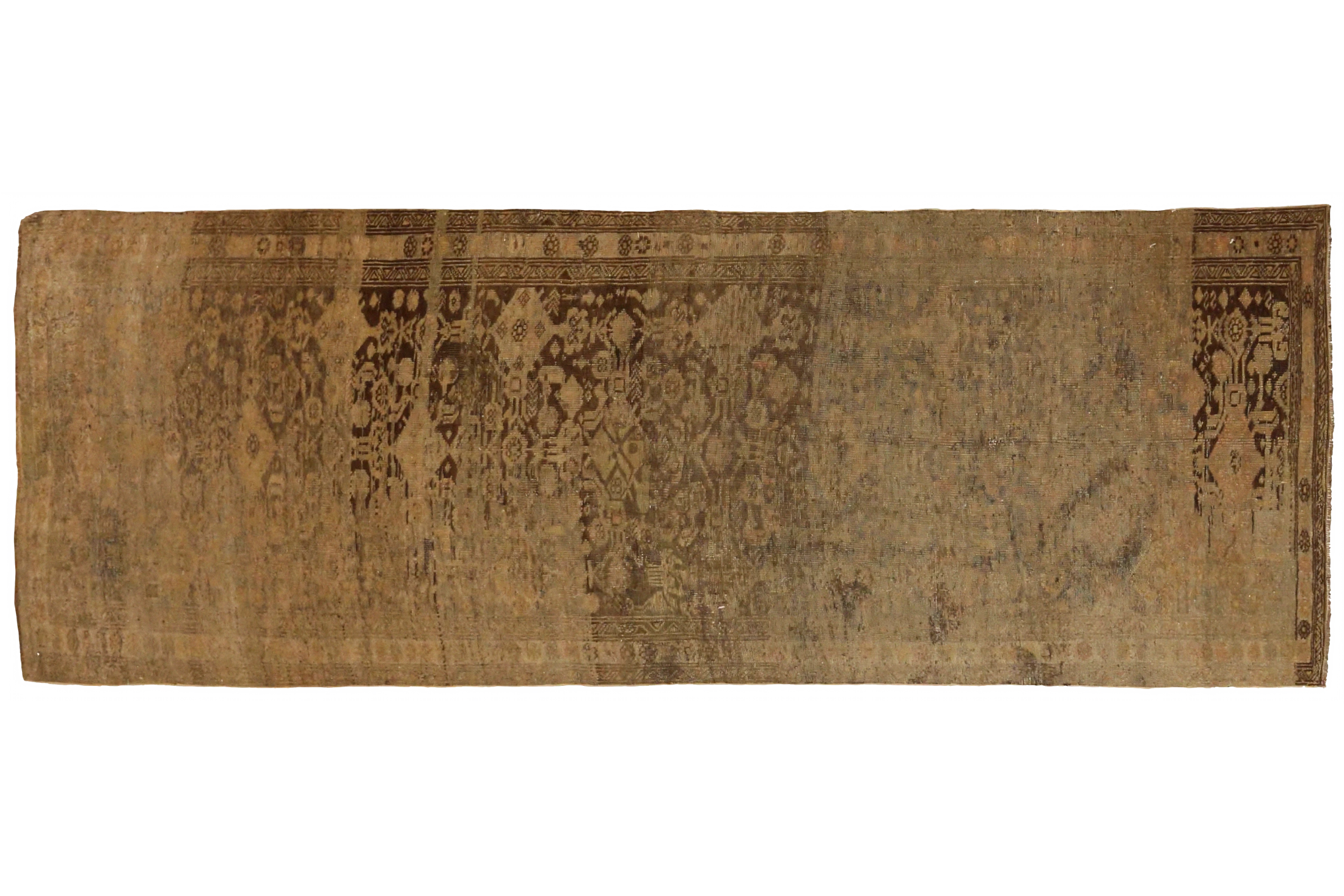 Antique Persian Bijar Transitional Rug 68195