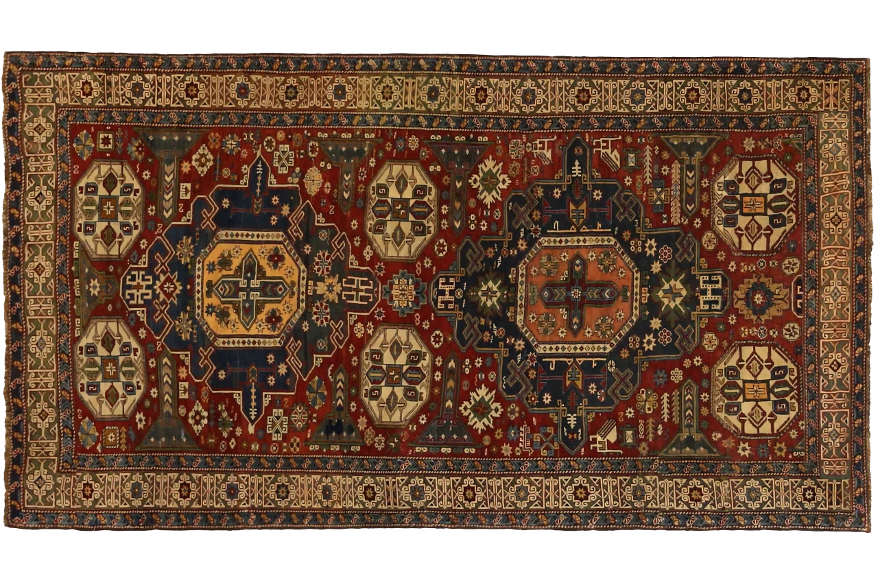 Antique Russia Traditional Rug 68197