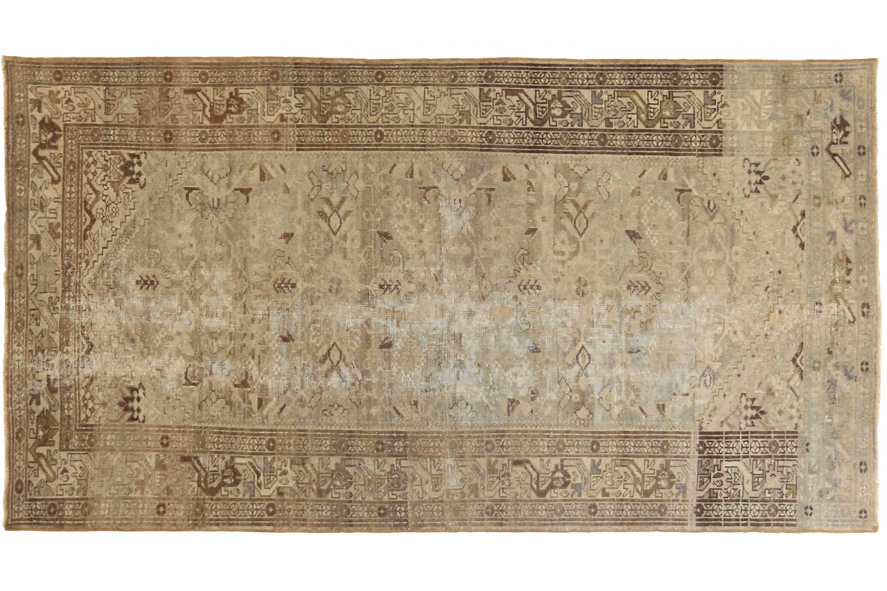 Antique Persian Hamadan Transitional Rug 68316