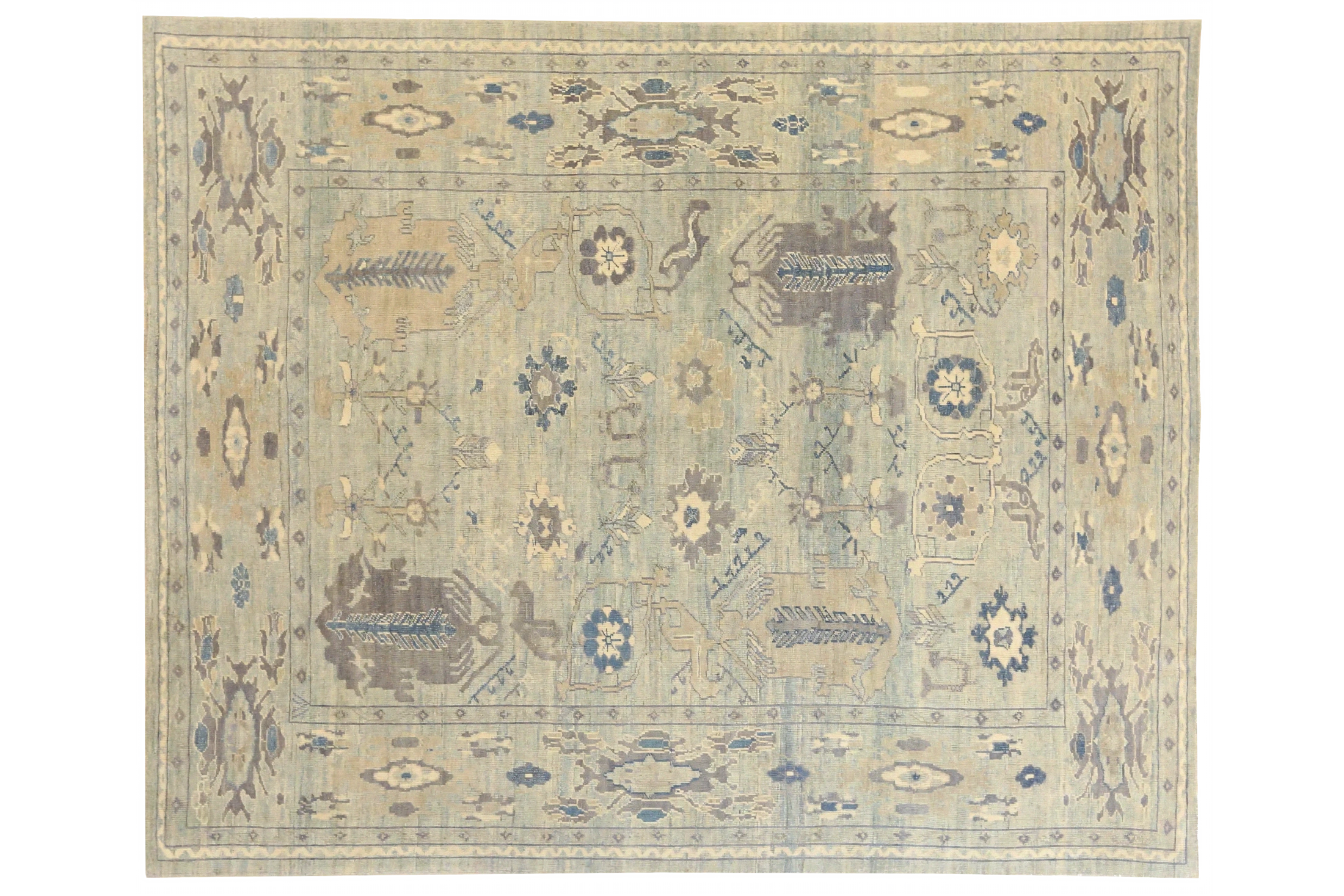 Persian Oushak Transitional Rug 68382