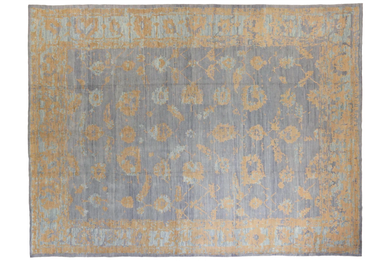 Persian Oushak Transitional Rug 68383