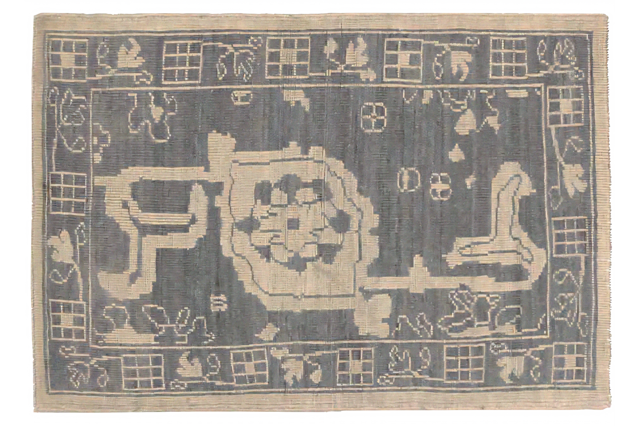 Persian Oushak Transitional Rug 68404