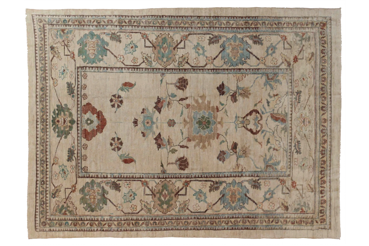 Persian Sultanabad Transitional Rug 68460