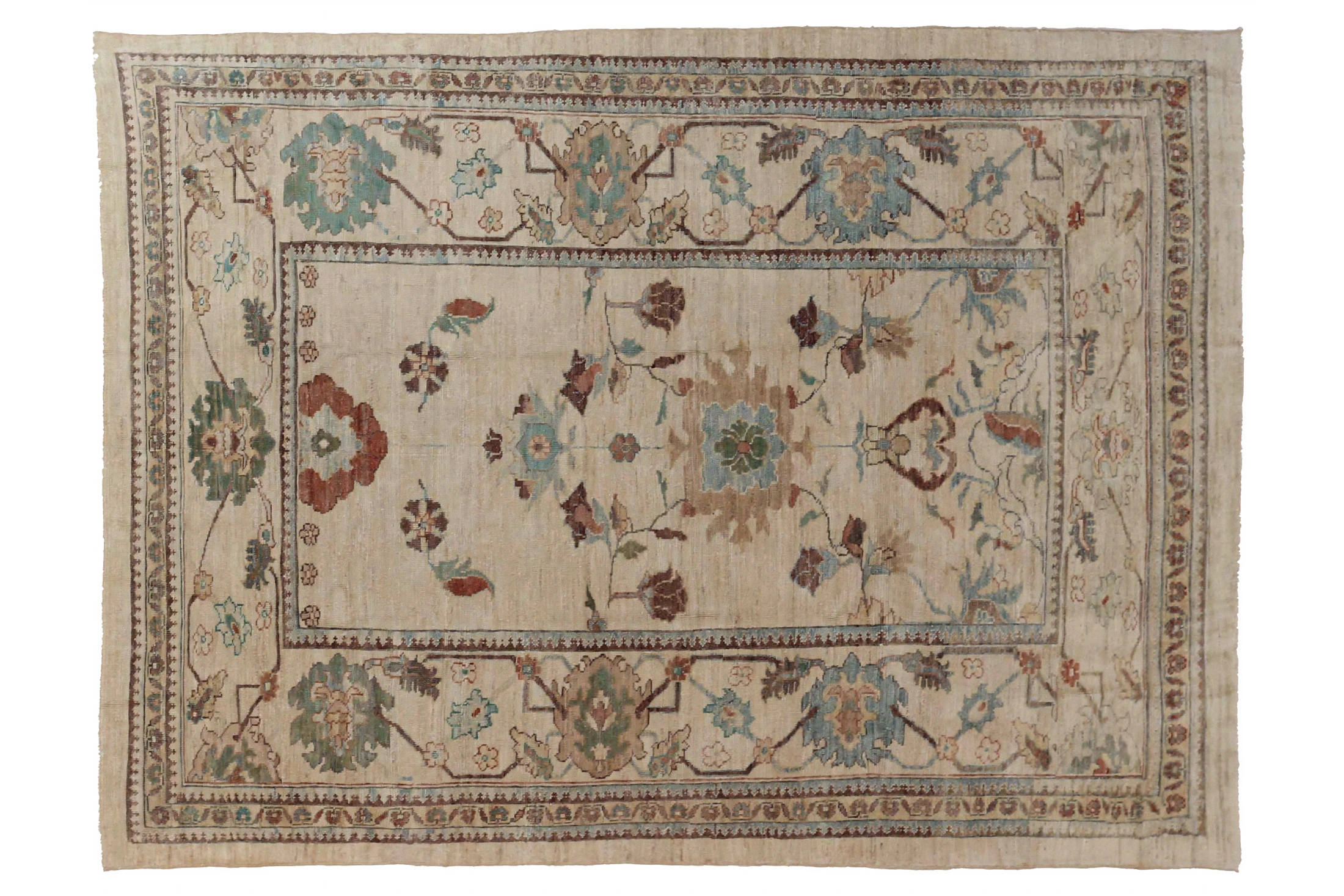 Persian Sultanabad Transitional Rug 68460