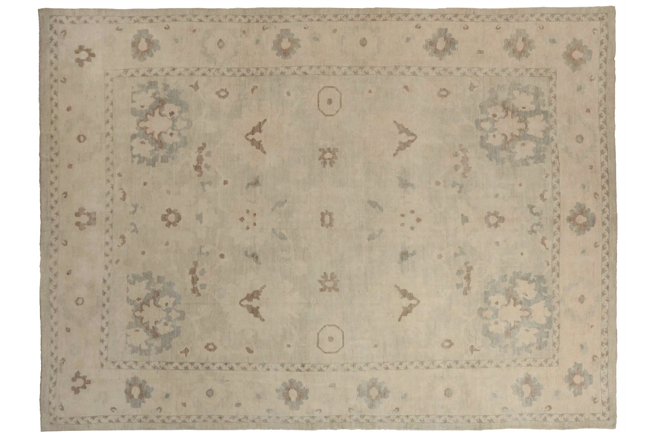 Persian Sultanabad Transitional Rug 68543