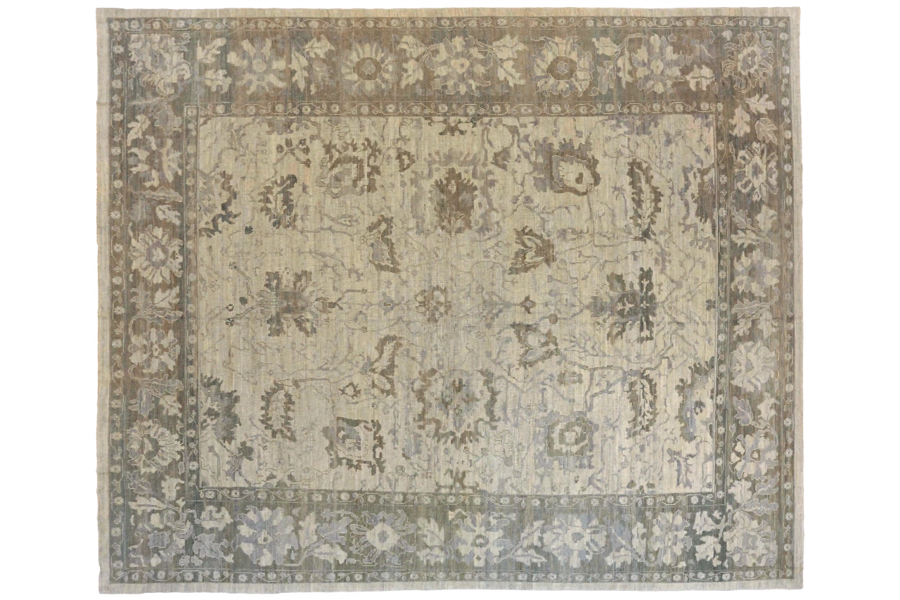 Persian Oushak Transitional Rug 68597