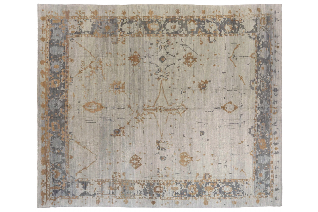 Persian Oushak Transitional Rug 68601