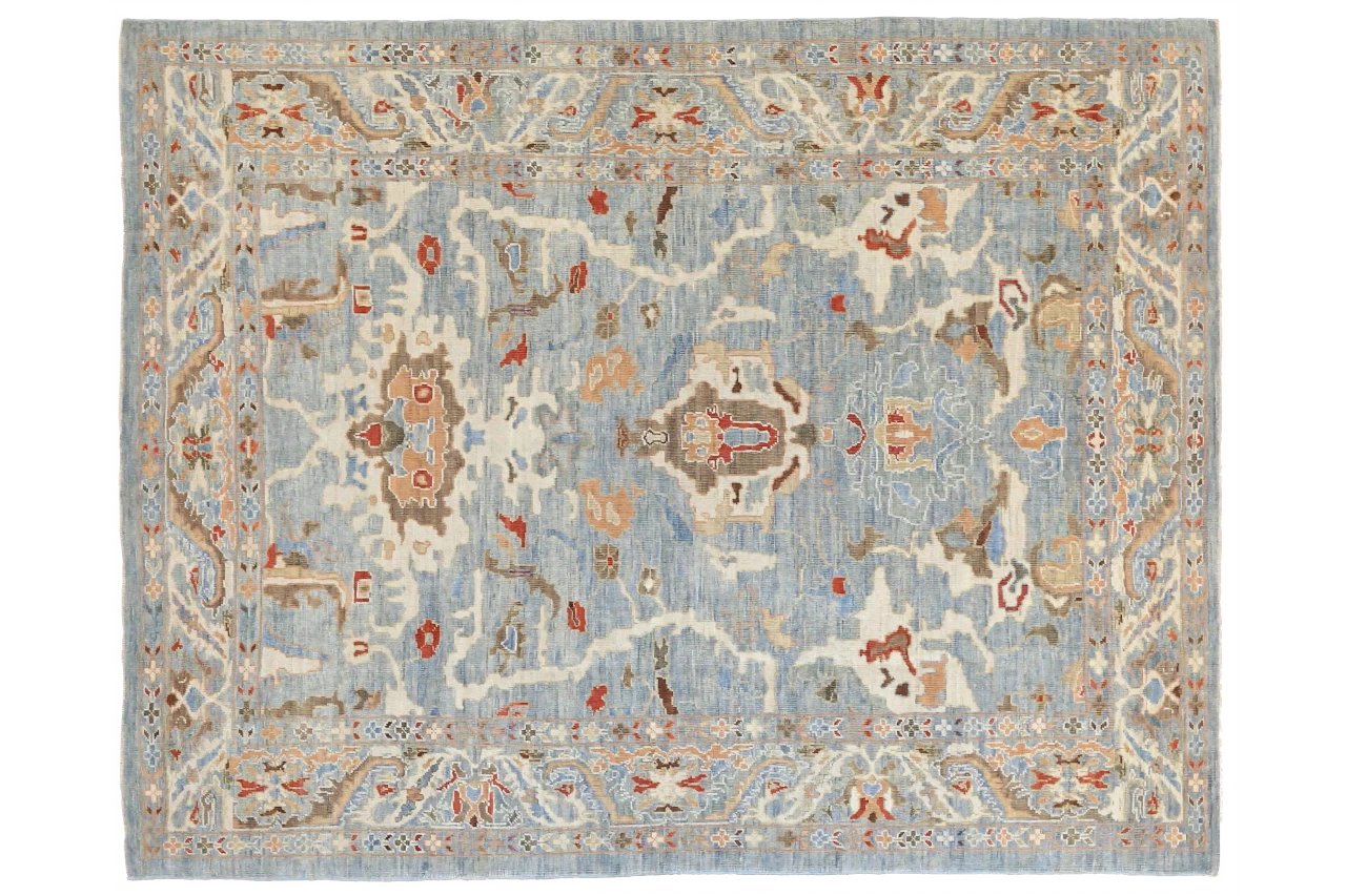 Persian Sultanabad Transitional Rug 68726