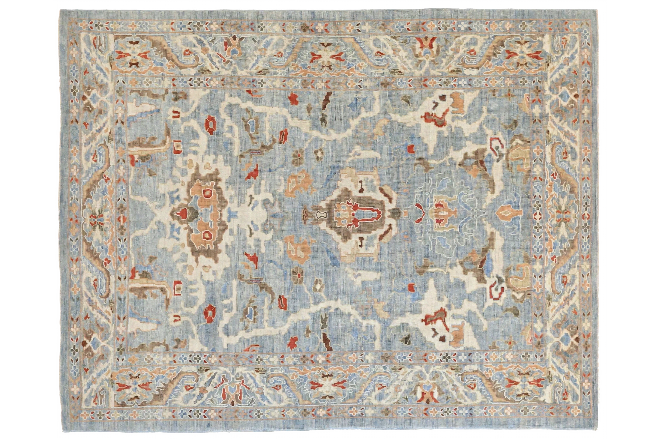 Persian Sultanabad Transitional Rug 68726