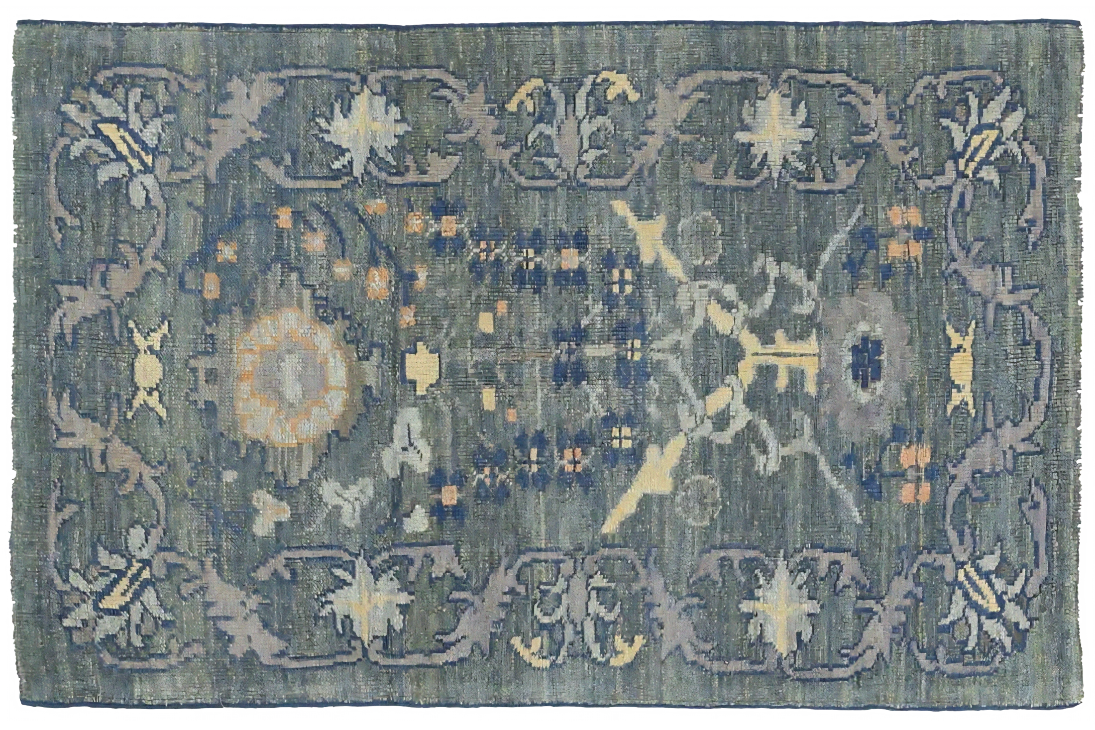 Persian Oushak Transitional Rug 68861