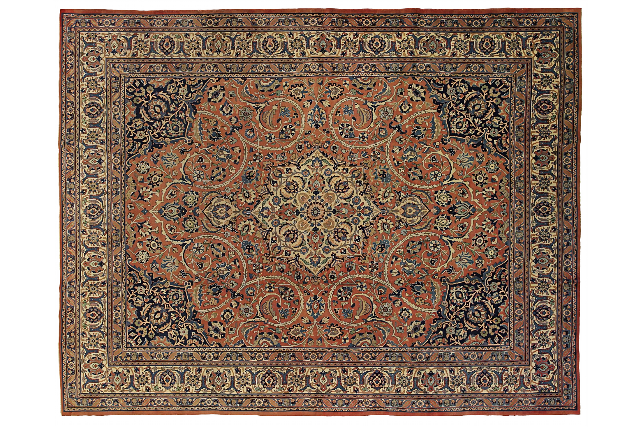 Antique Persian Traditional Rug 68913