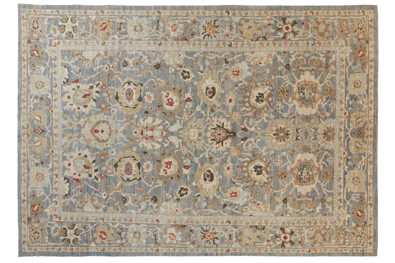 Persian Sultanabad Transitional Rug 68954