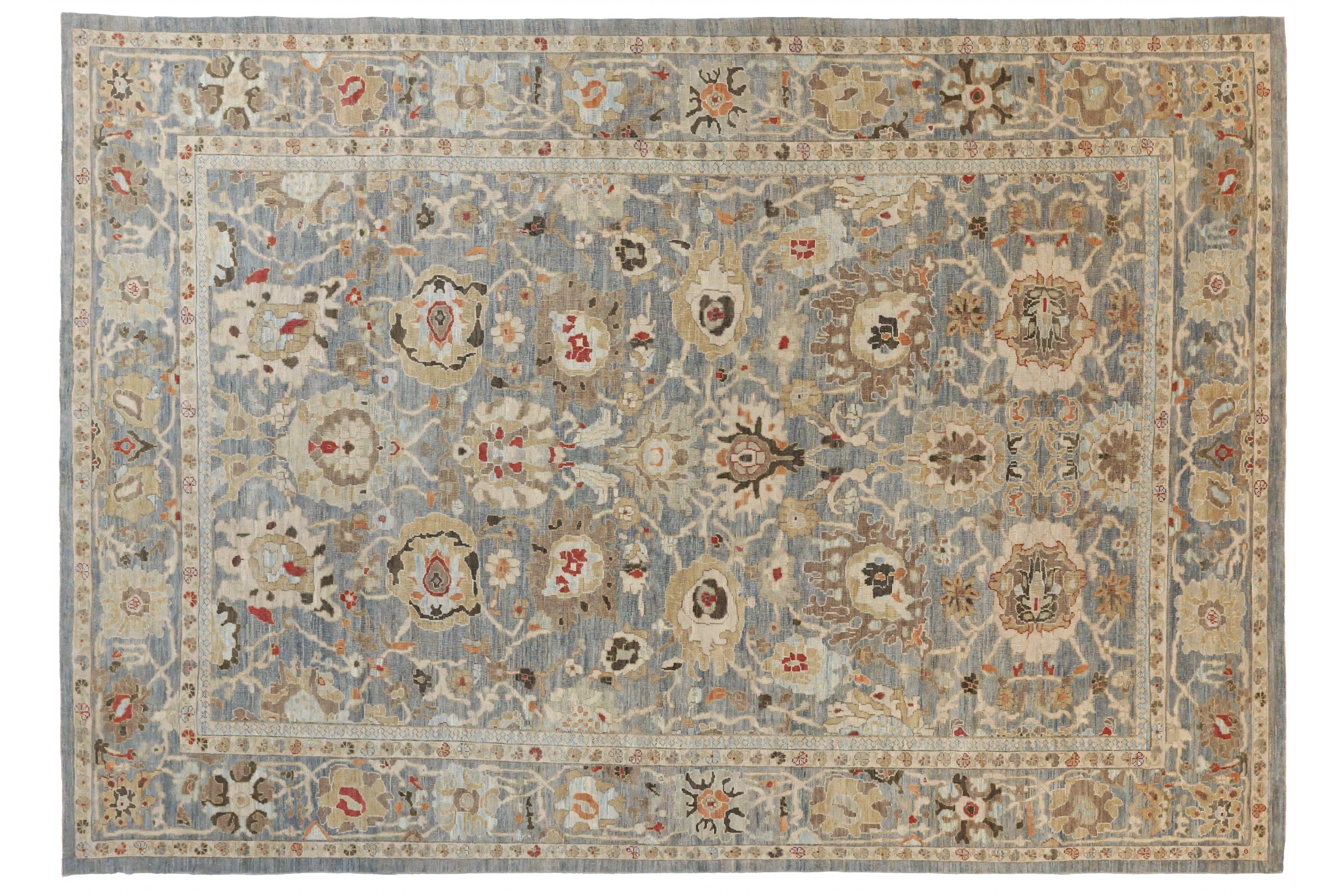 Persian Sultanabad Transitional Rug 68954