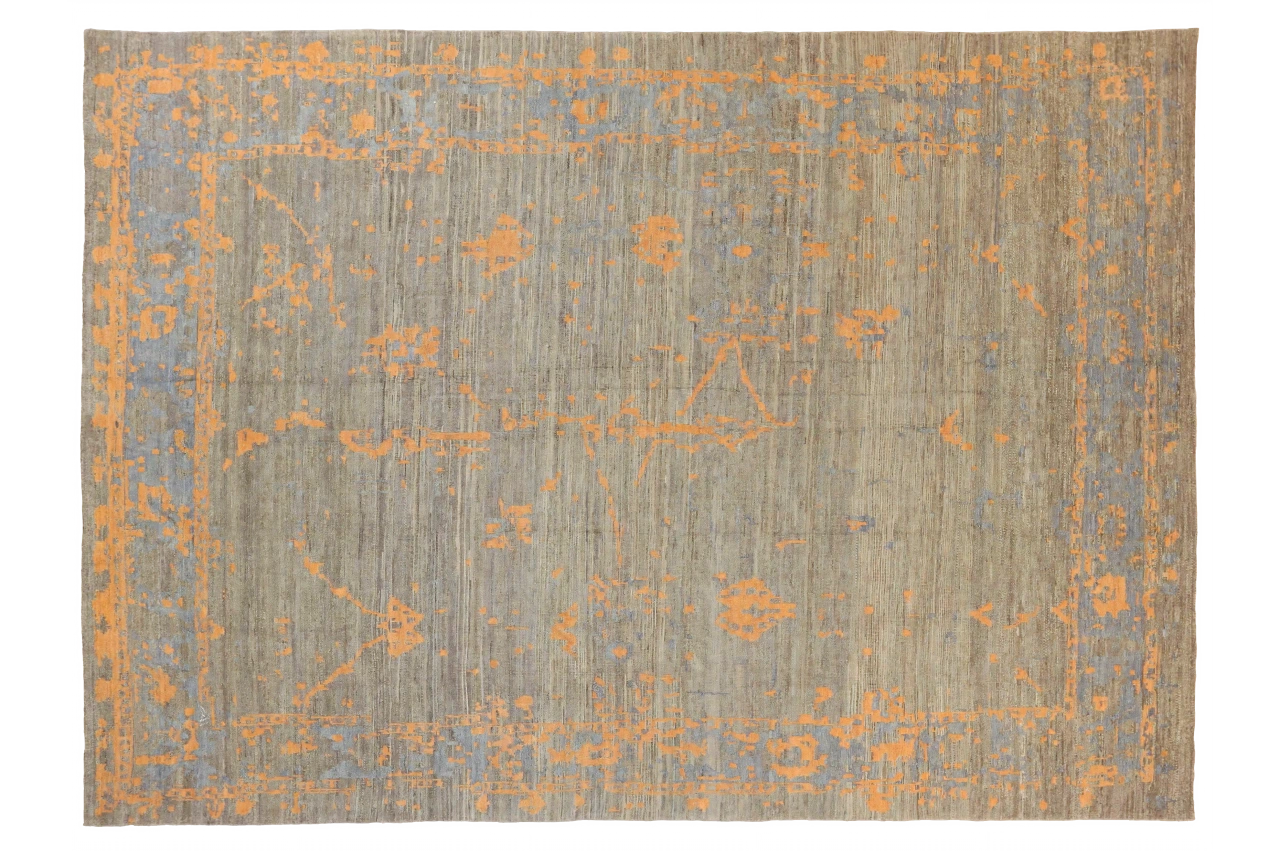 Persian Oushak Transitional Rug 68982