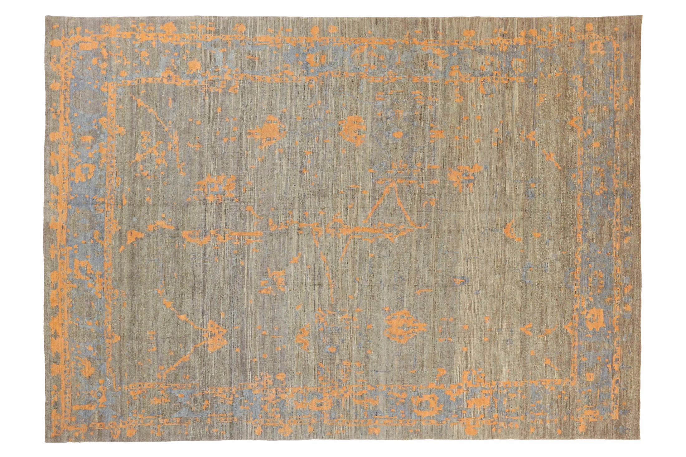 Persian Oushak Transitional Rug 68982