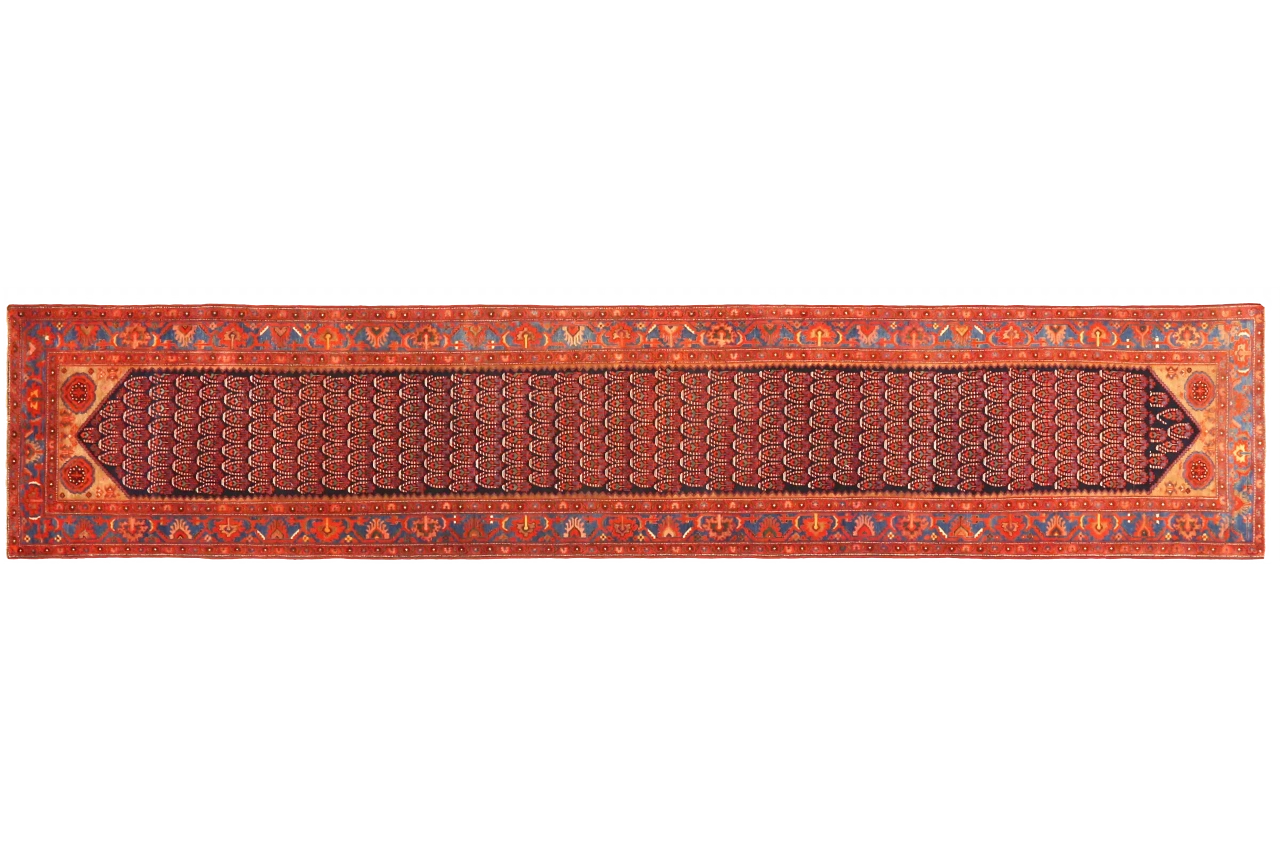 Antique Persian Malayer Traditional Rug 69067