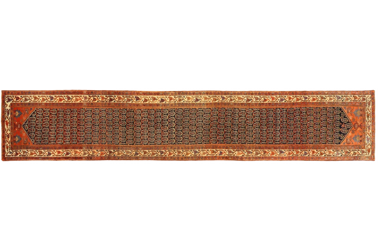 Antique Persian Malayer Traditional Rug 69068