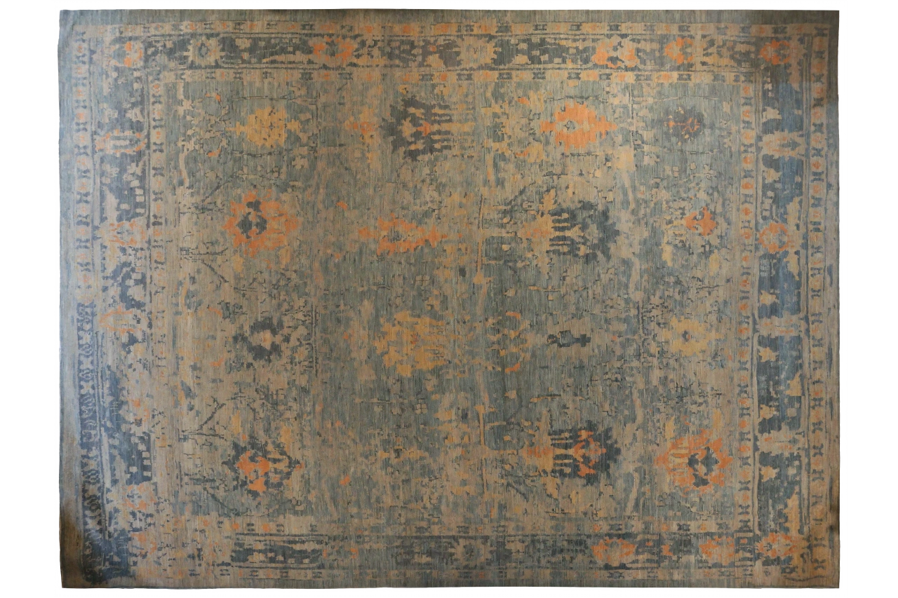 Persian Sultanabad Transitional Rug 69115