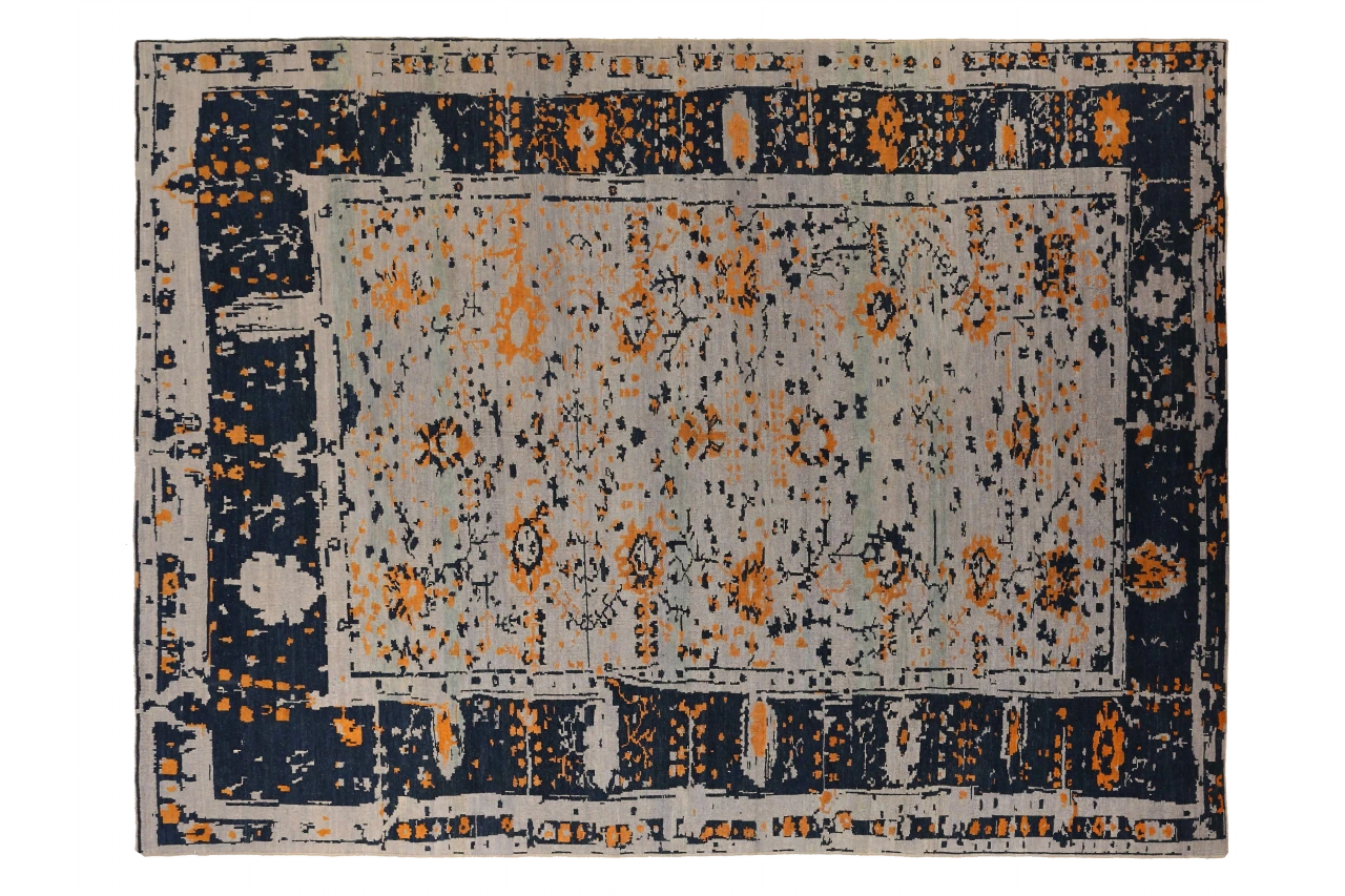 Persian Oushak Transitional Rug 69132