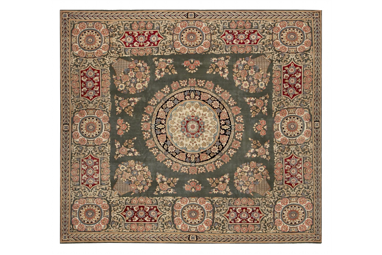 Antique Persian Kerman Traditional Rug 69243