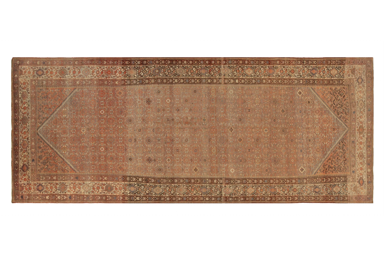 Antique Persian Malayer Transitional Rug 69247
