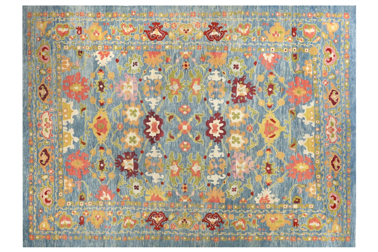 Persian Sultanabad Transitional Rug 69280
