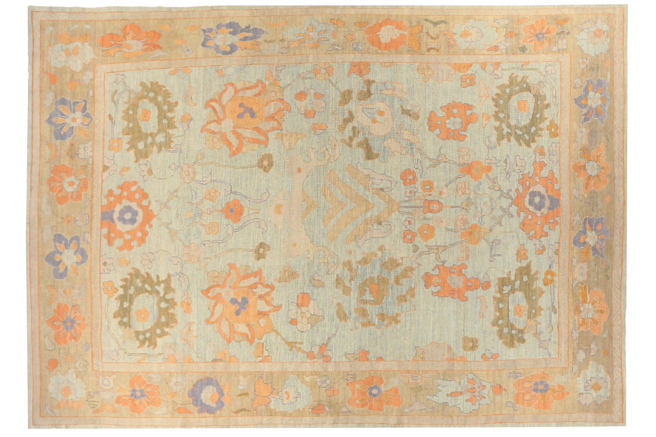 Persian Oushak Transitional Rug 69351