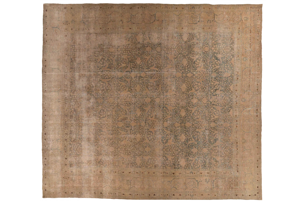 Antique Persian Tabriz Transitional Rug 69357