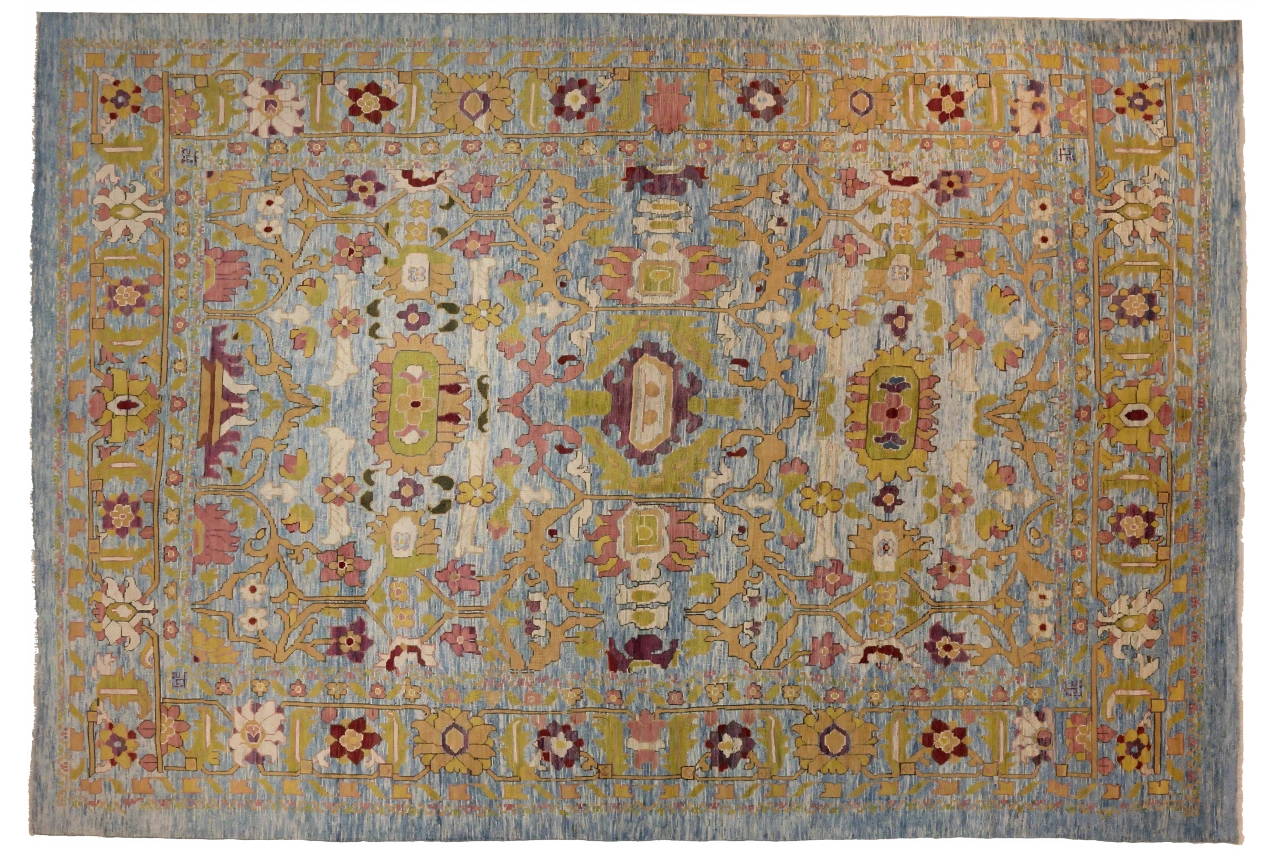 Persian Sultanabad Transitional Rug 69494