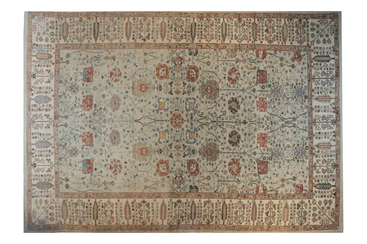 Persian Sultanabad Transitional Rug 69552