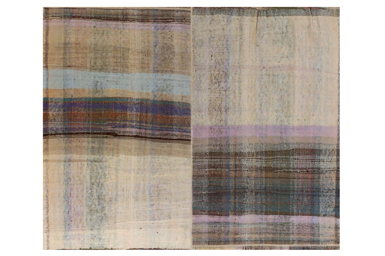 Antique Persian Transitional Rug 69671