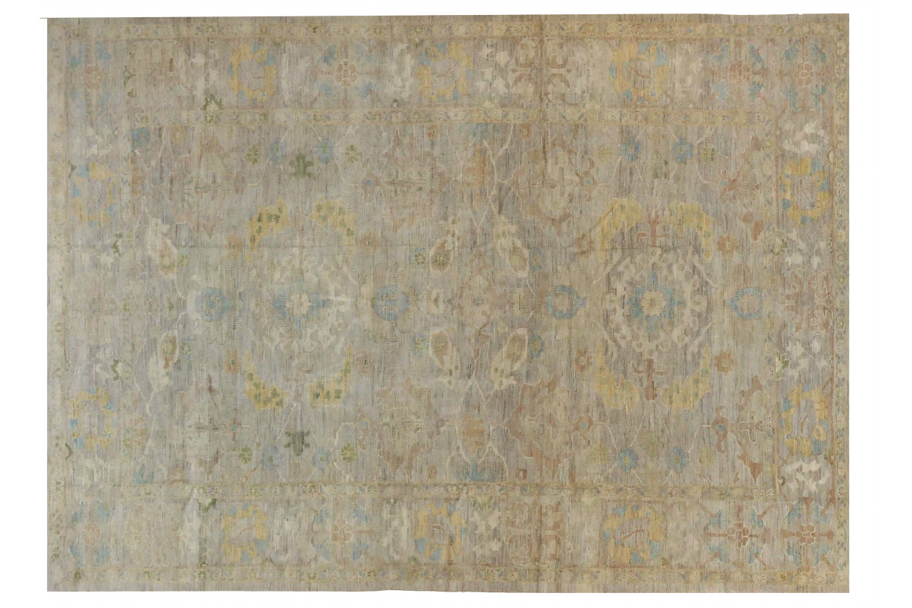 Persian Sultanabad Transitional Rug 69746