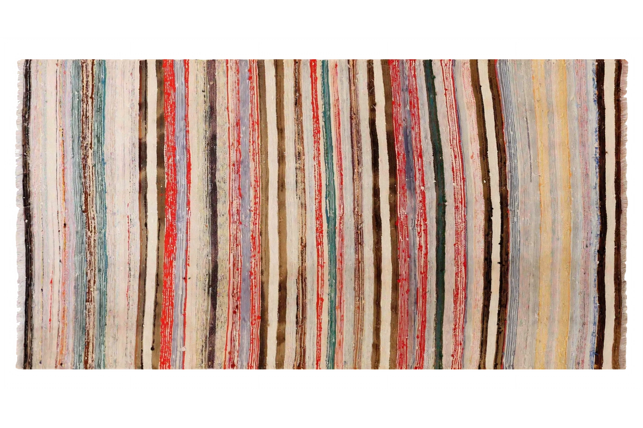 Antique Persian Transitional Rug 69864