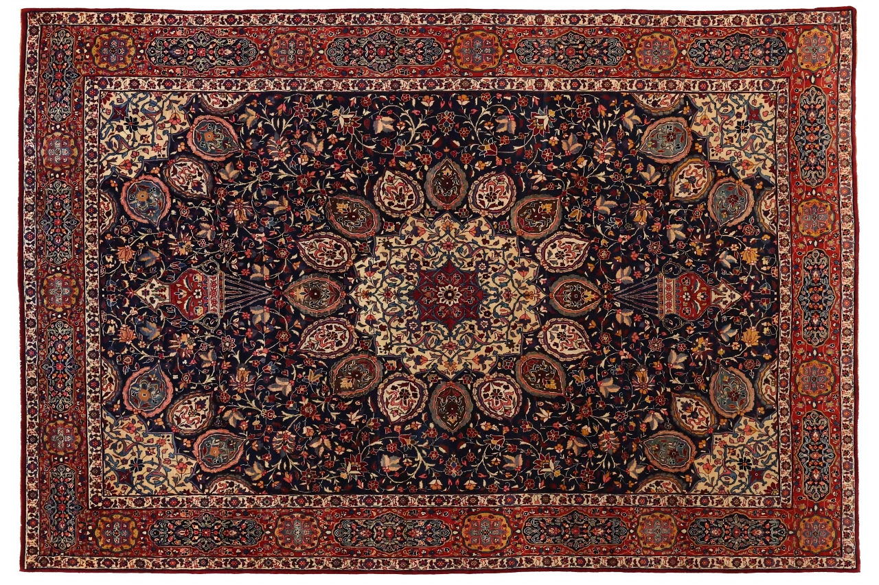 Antique Persian Traditional Rug 69908