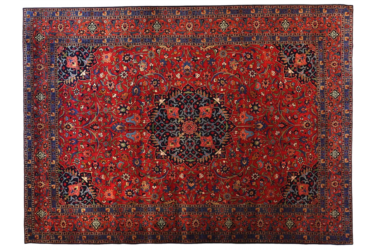 Antique Persian Traditional Rug 69929